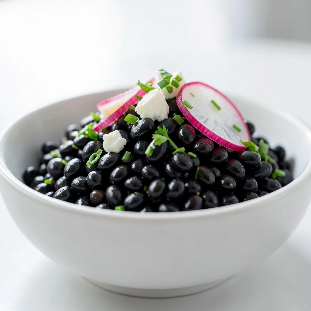Classic French Beluga Lentil Salad