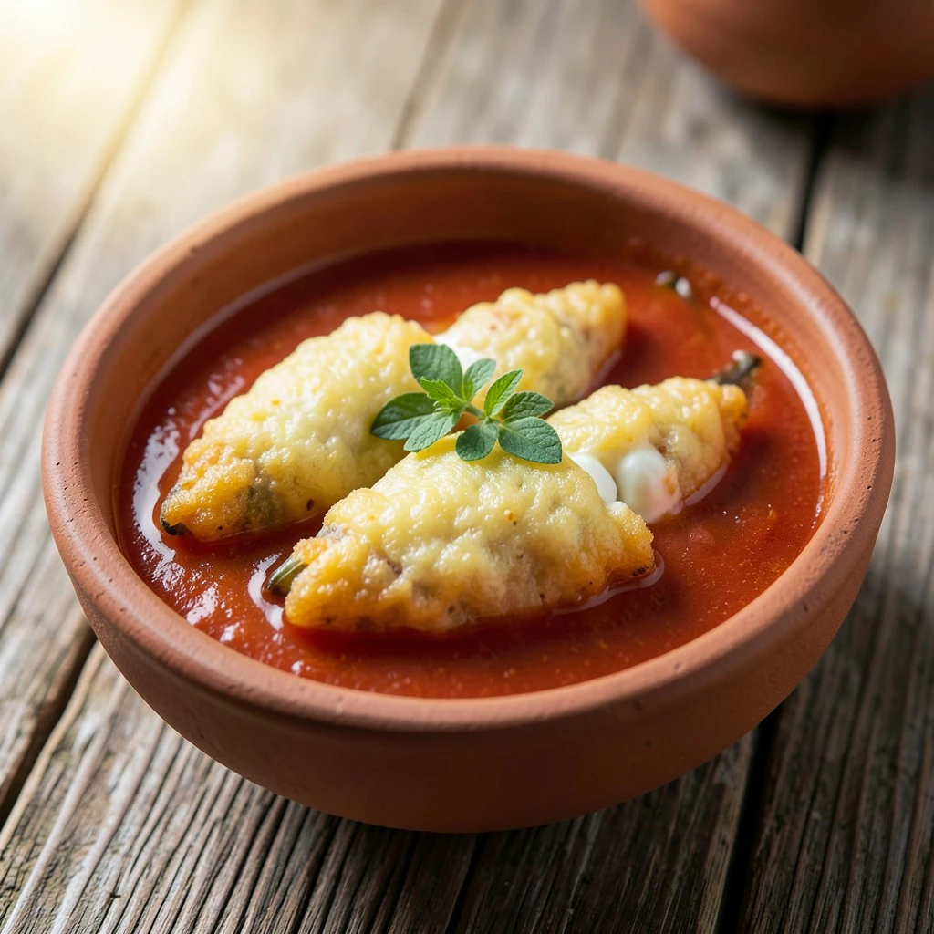 Chiles Rellenos de Queso al Estilo Tradicional