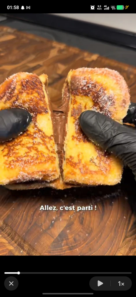 Pain perdu au chocolat