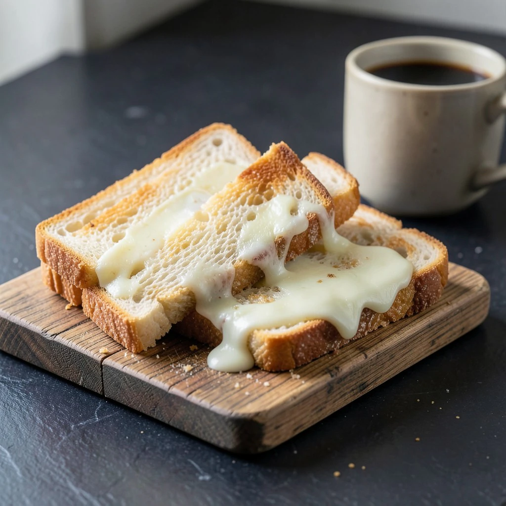 Sanduíche Dourado de Queijo Minas na Frigideira