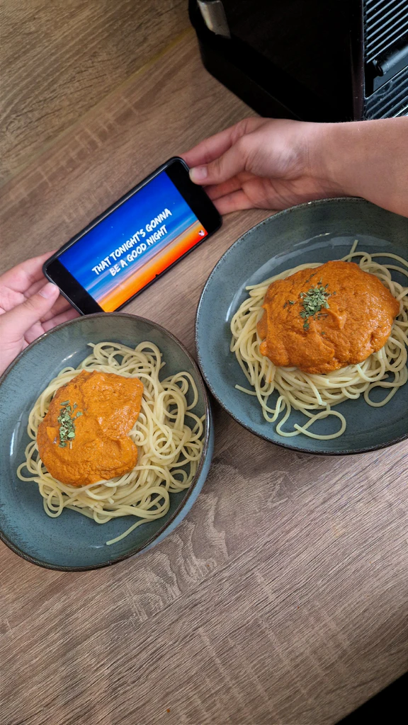 Nudeln mit Cremiger Tomatensauce