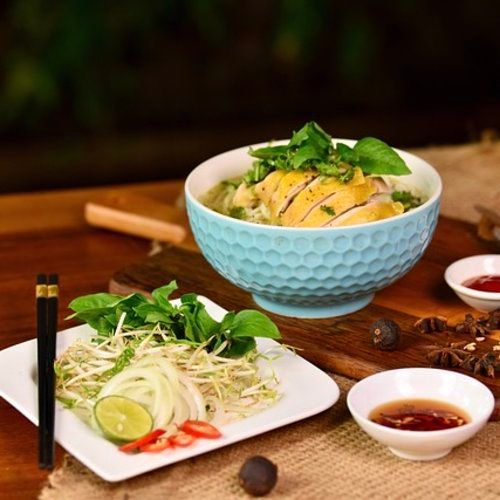 Traditional Vietnamese Chicken Noodle Soup