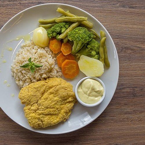 Chicken with Mustard and Vegetables