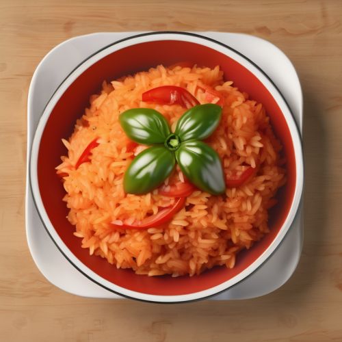 Tomato Rice with Capsicum