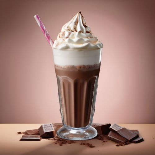 Chocolate Milkshake with Whipped Cream