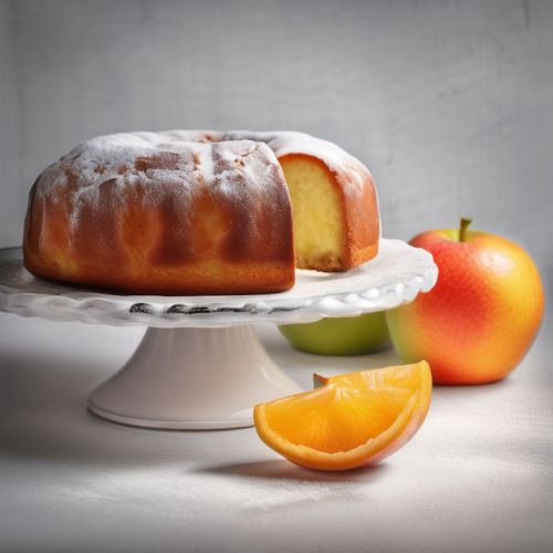 Eierkuchen mit Orangen-Apfel Kompott