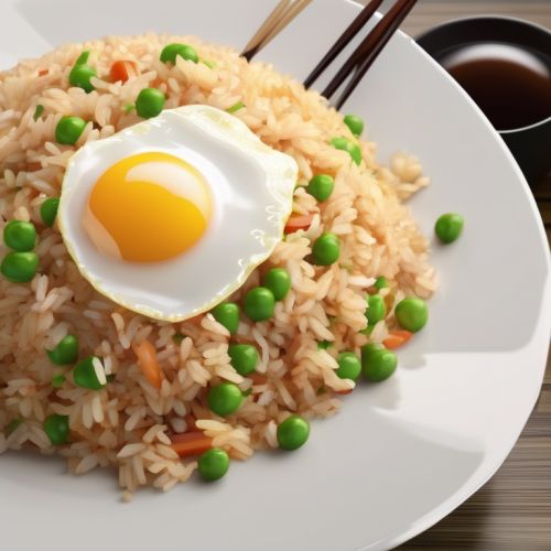 Fried Rice with Eggs and Chicken