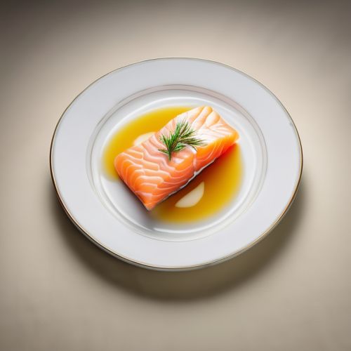 Gebackener Lachs mit Reis