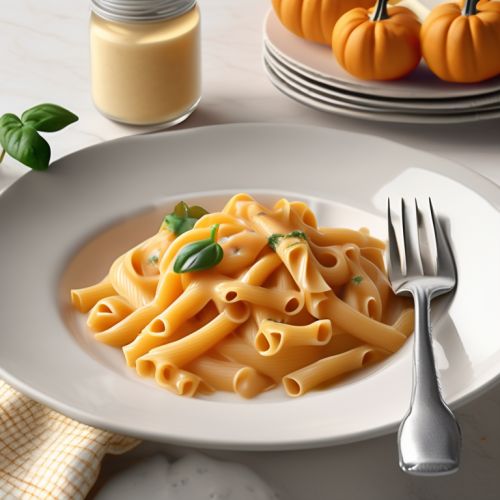 Orange pasta sauce with Pumpkin