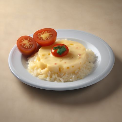 Queso con Papas, Salchichas, Tomate y Cebolla