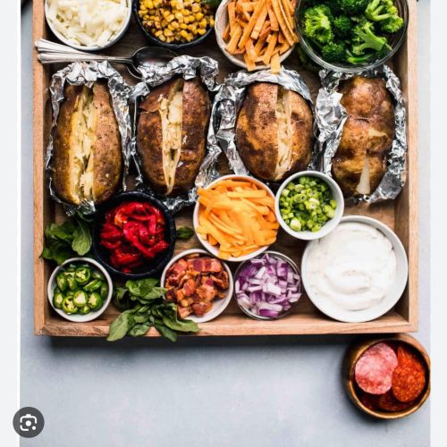 Baked potato bar