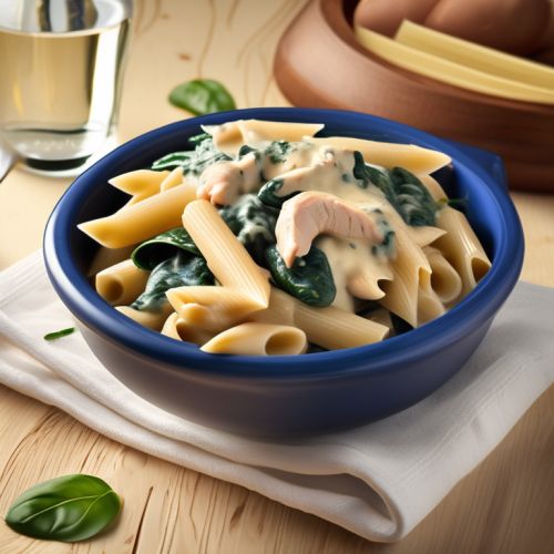 Creamy Spinach and Chicken Pasta