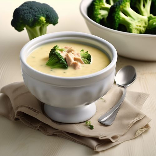 Broccoli Cheese and Chicken Soup