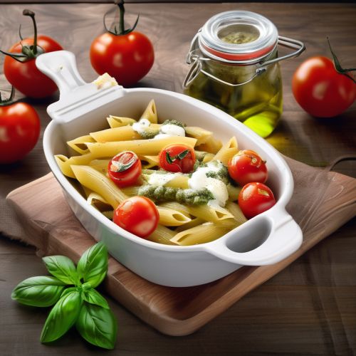 One-Pan Baked Pesto Pasta