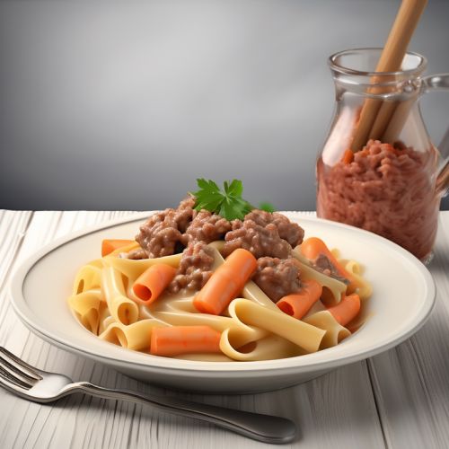 Hackfleisch-Möhren Pasta