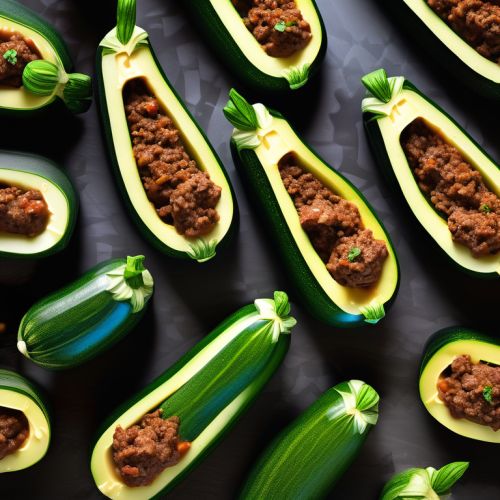 Stuffed Zucchini with Savory Ground Beef