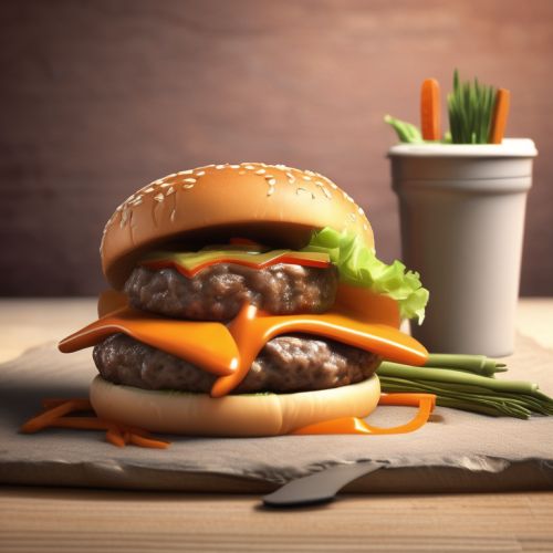 Cheeseburger with Carrots