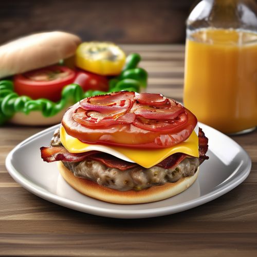 Cheeseburger com Bacon e Pizza Margherita