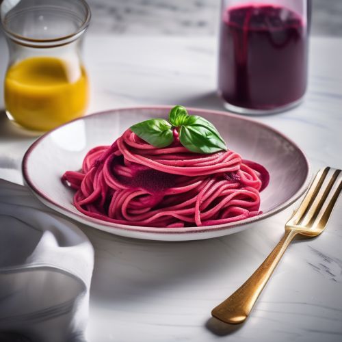Creamy Beetroot Pasta