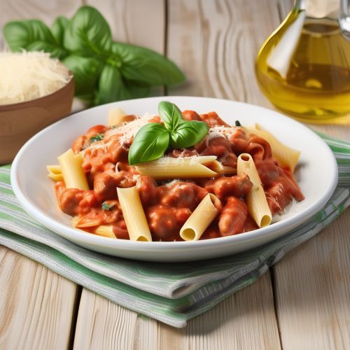 Chicken and Sausage Penne Pasta