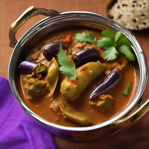 Spicy Brinjal Curry