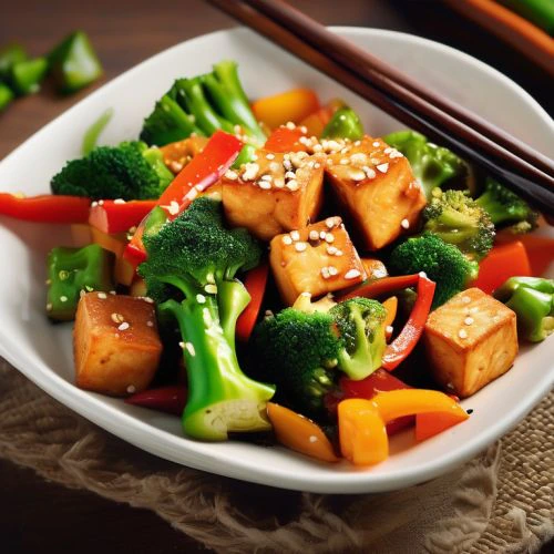 Spicy Tofu Stir-Fry