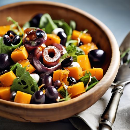 Butternut Squash and Octopus Salad