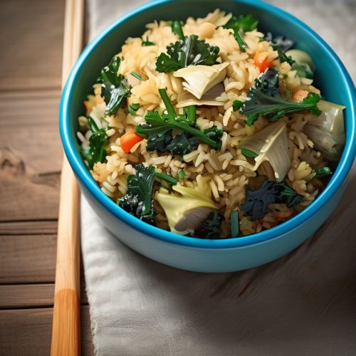 Artichoke & Kale Fried Rice