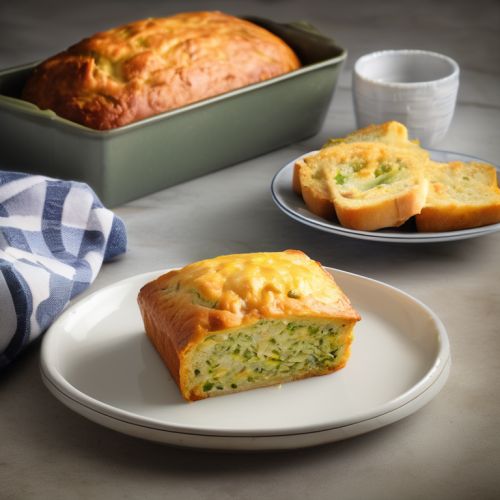 Zucchini-Stuffed Cheddar Bread