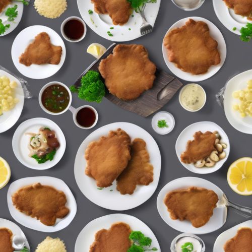 Panierte Putenschnitzel mit Champignons, Brokkoli und Reis - Mr. Cook