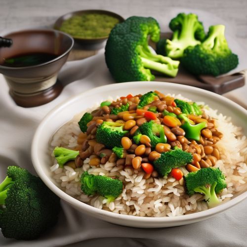 Rice, Lentils, and Broccoli Stir-Fry