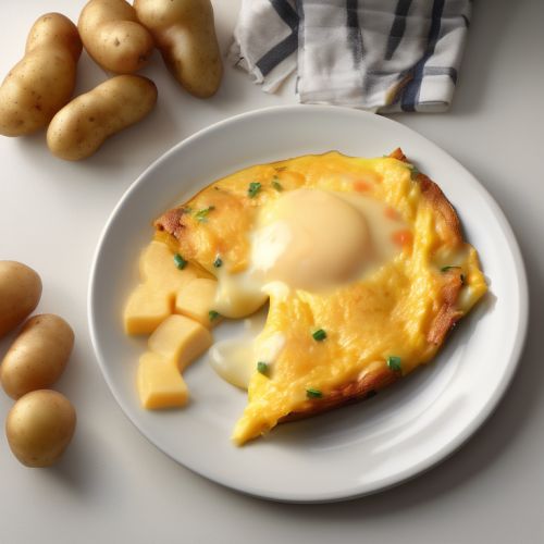 Potato and Cheese Omelette