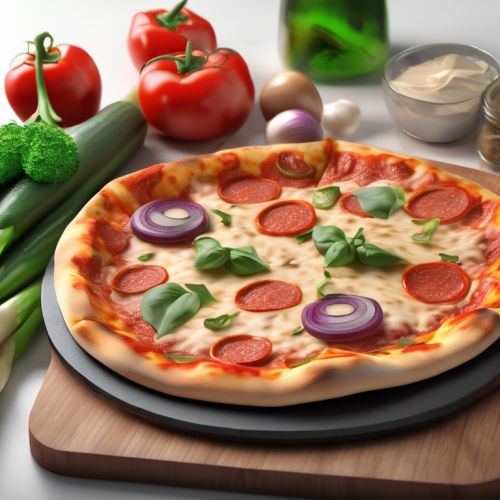 Protein and Vegetable Pizza