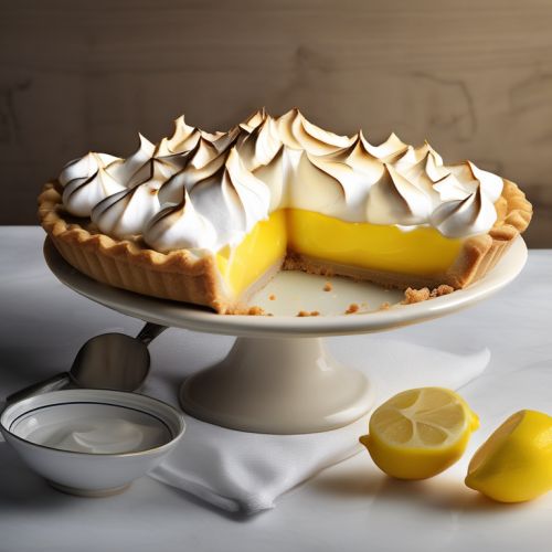 Low Calorie Lemon Pie with Meringue