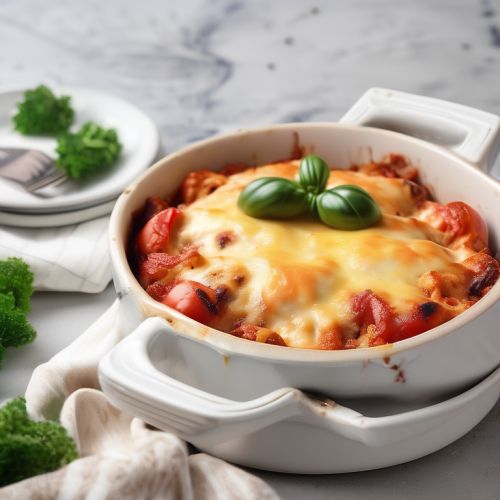 Cheesy Tomato Chicken Bake