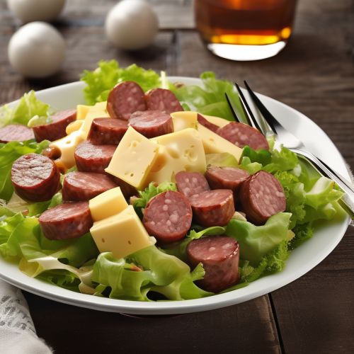 Sausage and Cheese Salad