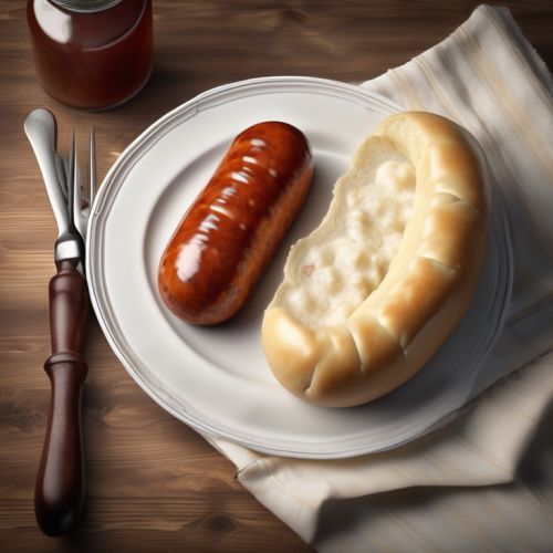 Boiled Sausage with White Bread and Dumplings
