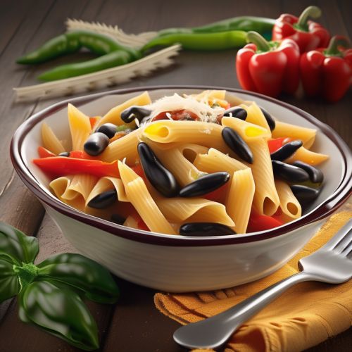 Pasta with Black Beans