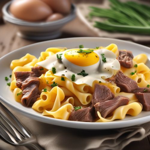 Beef and Egg Pasta