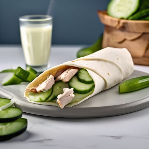 Cucumber Pita Wrap with Chicken