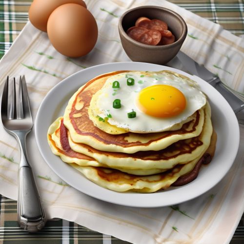 Egg and Sausage Pancake