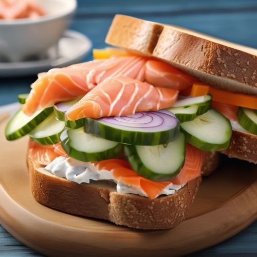 Bread with Salmon