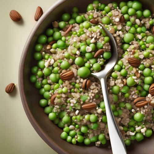 Peas and Nuts Buckwheat Salad