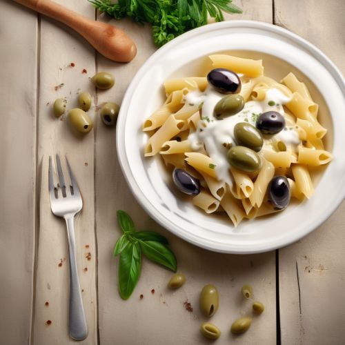 Pasta with Olives and Yogurt