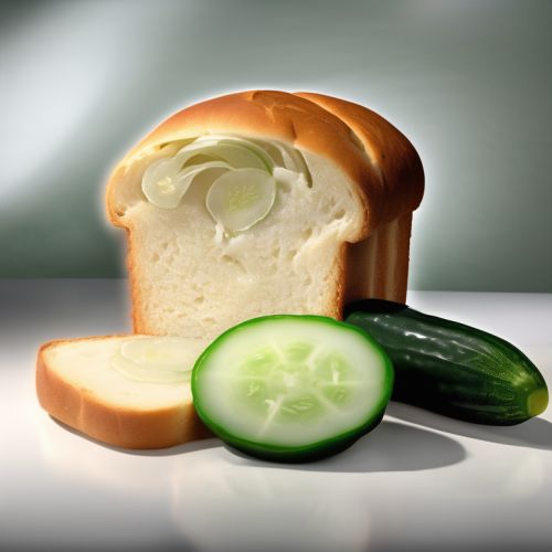 Milk Bread with Cucumber, Tomato, and Potato