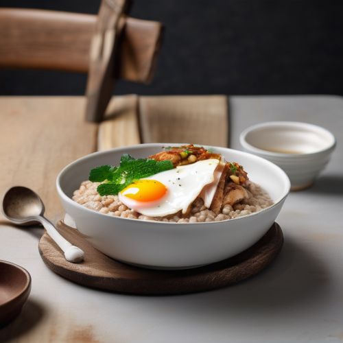 Buckwheat Porridge with Chicken Breast and Eggs