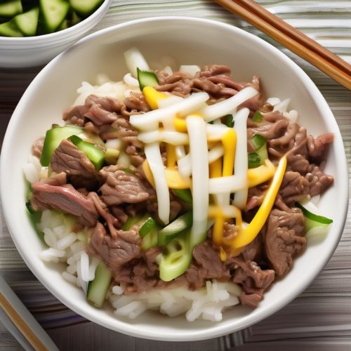 Cheese Beef Rice Stir-Fry