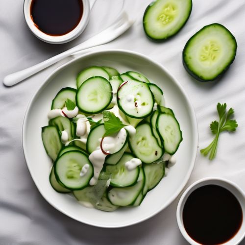 Cucumber Salad with Mayo and Soy Sauce