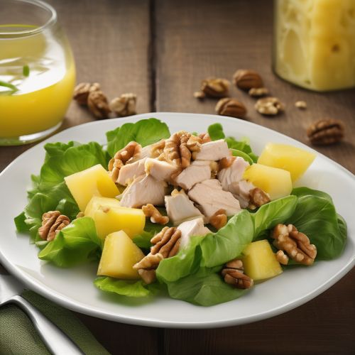 Pineapple Walnut Chicken Salad
