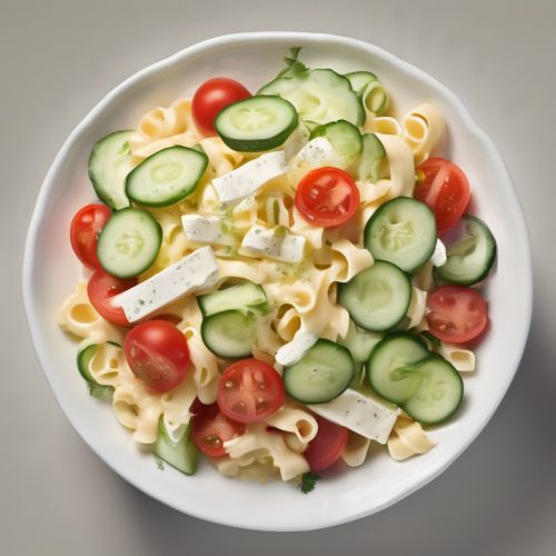 Cheese, Tomato, and Cucumber Salad